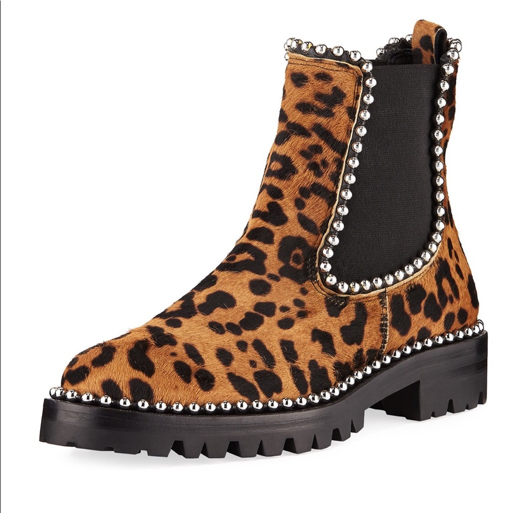 Alexander Wang Spencer Leopard Boots